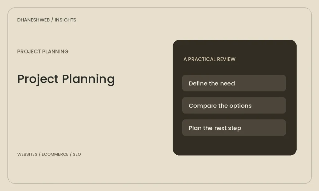Planning Web Development for a Business in Prayagraj — editorial illustration